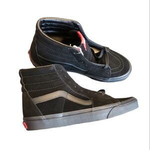 Vans Sk8-Hi Black Suede Sneakers NEW Unisex Shoe